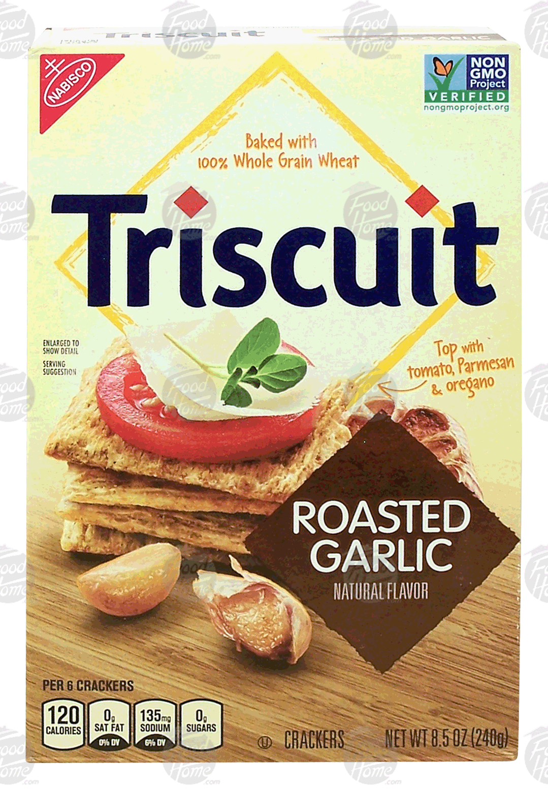 Nabisco Triscuit roasted garlic flavor crackers Full-Size Picture